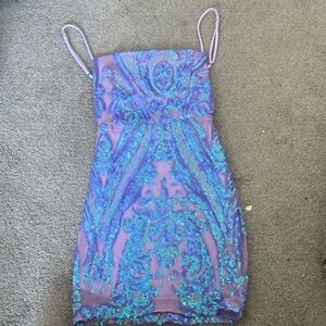 Lucy in the sky mini dress